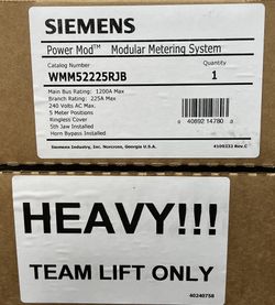 Siemens Meter PowerMod 5Gang 225A 3Ph IN:1Ph OUT