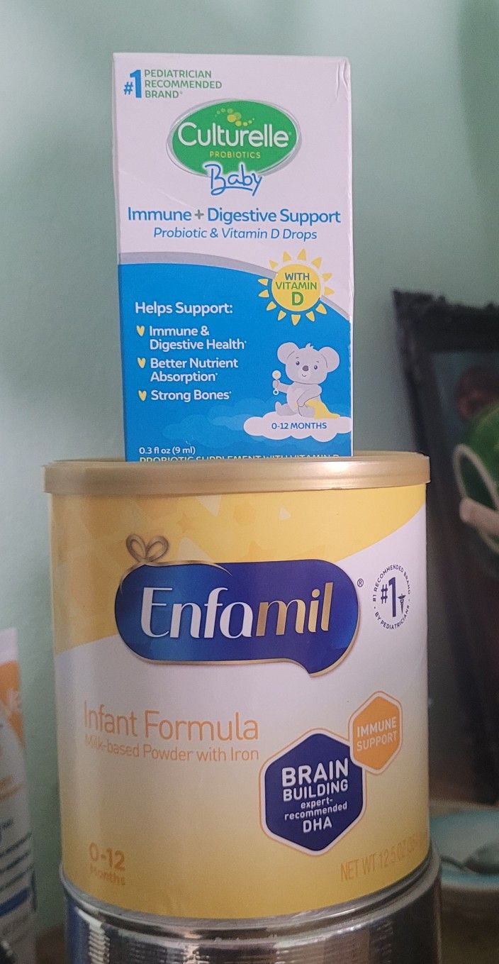 Enfamil Infant Formula and Culturelle Probiotic Drops Bundle