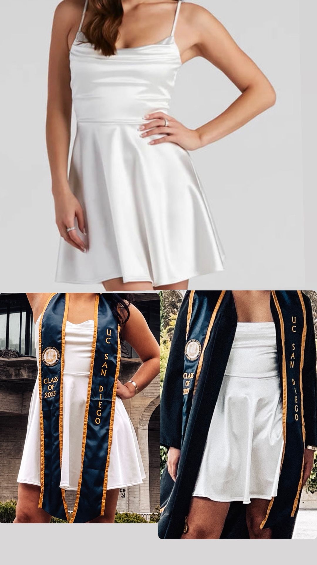 white skater windsor dress