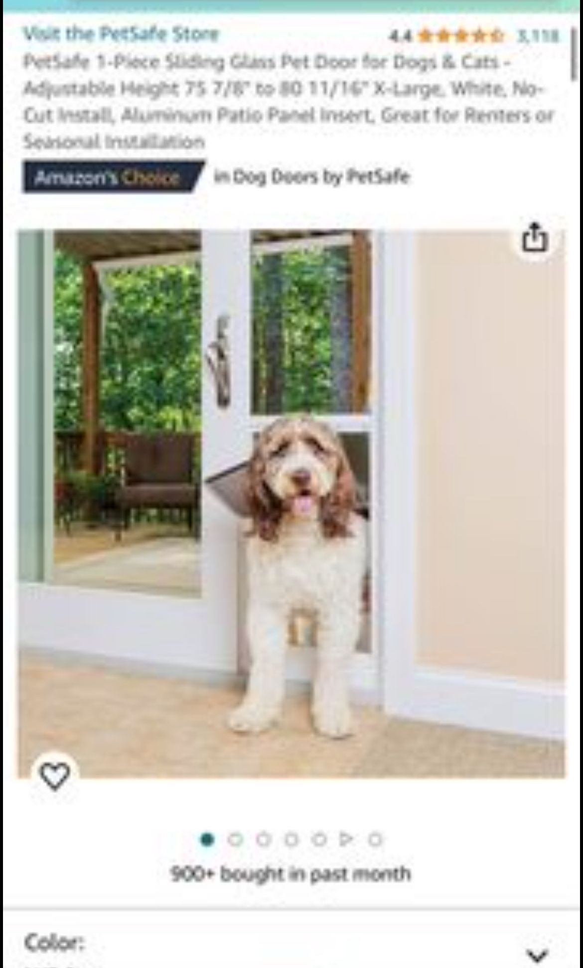 Petsafe Dog Door - Glass door XL