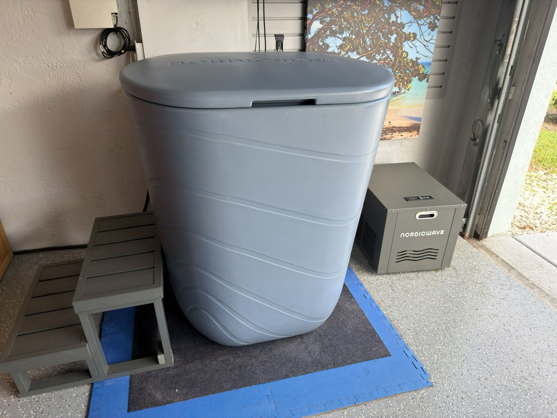 Nordic Wave Cold Plunge + Chiller – Like New – Full Setup