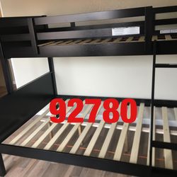 Twin/full $350 for bunk bed only. $550 with mattresses. Available in espresso and white  Assembly required. Assembly not included. Cash upon delivery