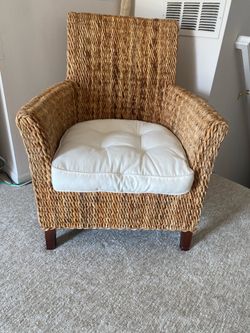 Wicker Chairs x 2