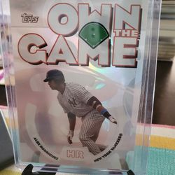 Alex Rodriguez 2006 Topps Own The Game Insert Baseball Card 