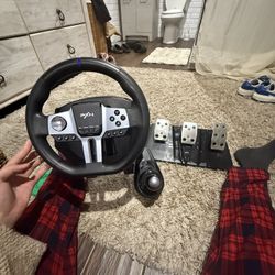 PXN V9 Gen 2 Gaming Steering Wheel For PC, PS3 And 4 ,Xbox One, Xbox Series X/S APP SUPPORTED