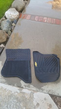 Chevy rubber floor mats