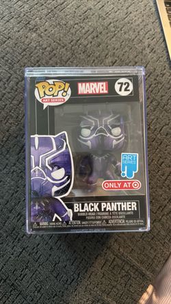 Funko Pop Art Series Black Panther #72 with Hard Case