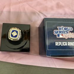 Mets 1986 World Series ring