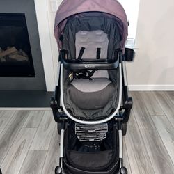 baby stroller and car seat