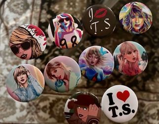 New Taylor Swift Pins. 10 pack. Variety