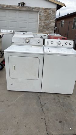 Maytag  commercial technology washer and gas dryer set