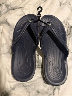 Crocs Flip Flop Sandals Navy Blue Size 10