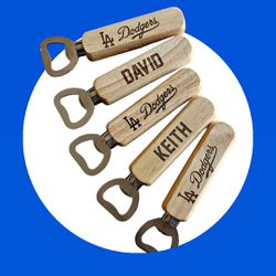 LA Dodgers Family and Friends Custom Bottle Openers