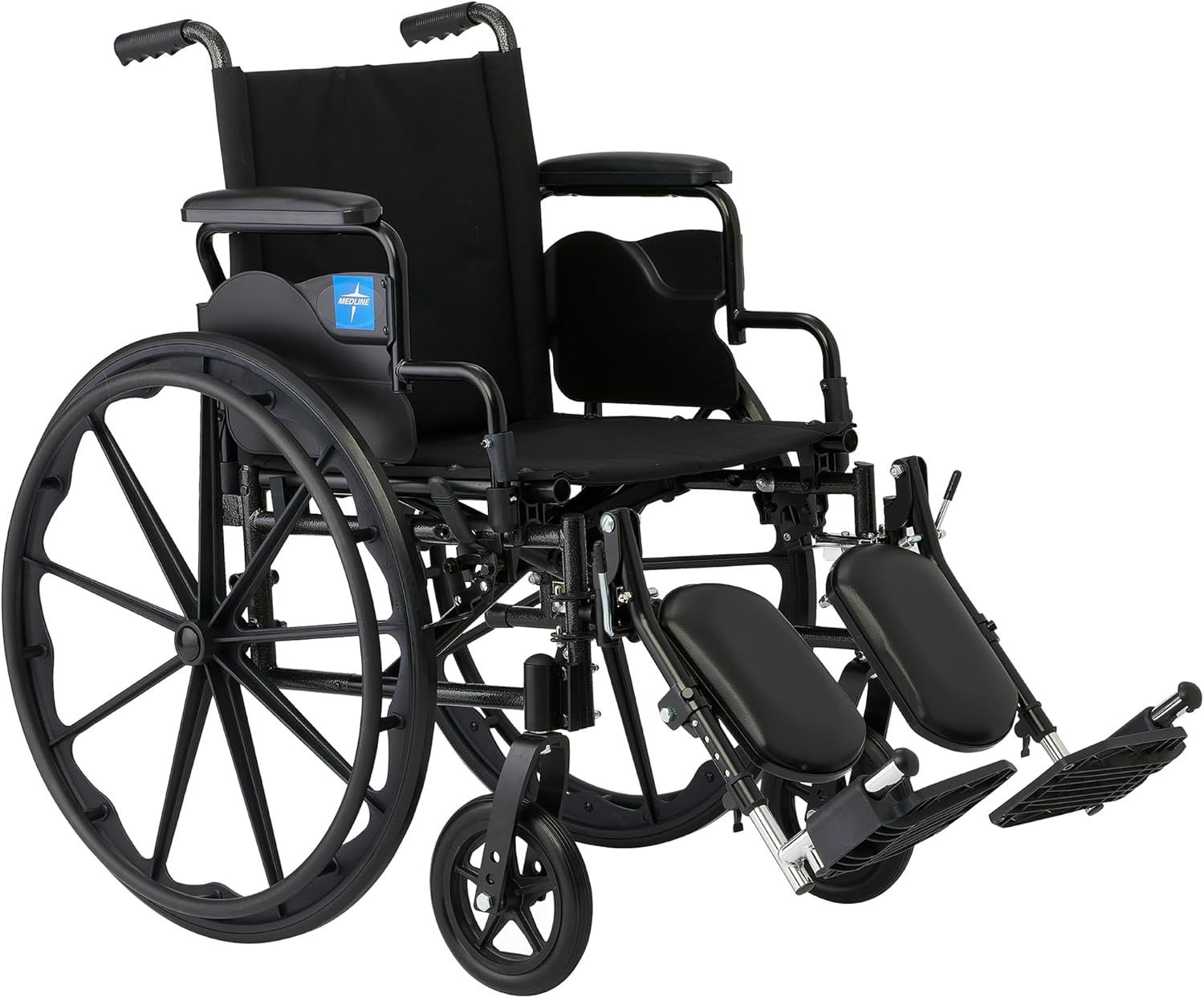New in Box! Medline Lightweight Chair – Swing-Back Arms, Elevating Leg Rests, Adjustable Seat