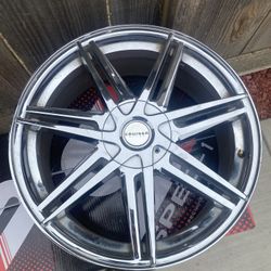 20s. Complete Set 5x114.3 Chrome