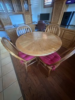 42” Diameter all wood “Oak”