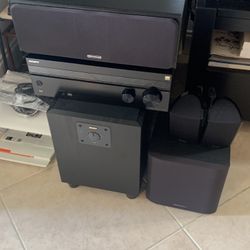 STEREO RECEIVER BLUETOOTH SONY WITH (5) SPEAKERS