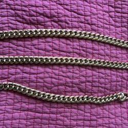 24 Inch Cuban Link Chain And Bracelet