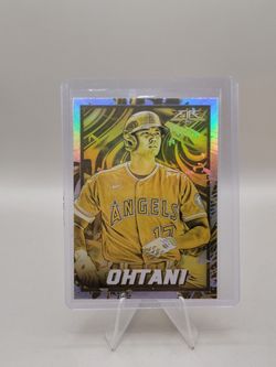 2022 Topps Fire Shohei Ohtani Gold Minted 