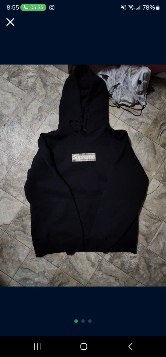 Supreme Burberry Hoodie