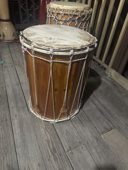 Vintage West African Drum 24x18