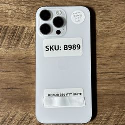 On Sale iPhone 16 Pro Max 256GB AT&T 