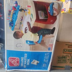 New Step2 Deluxe Art Master Kids Desk, Toddler Activity Table and Chair, Craft Table with Storage, Ages 3+ Years Old

