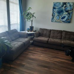 Grey Couch Set