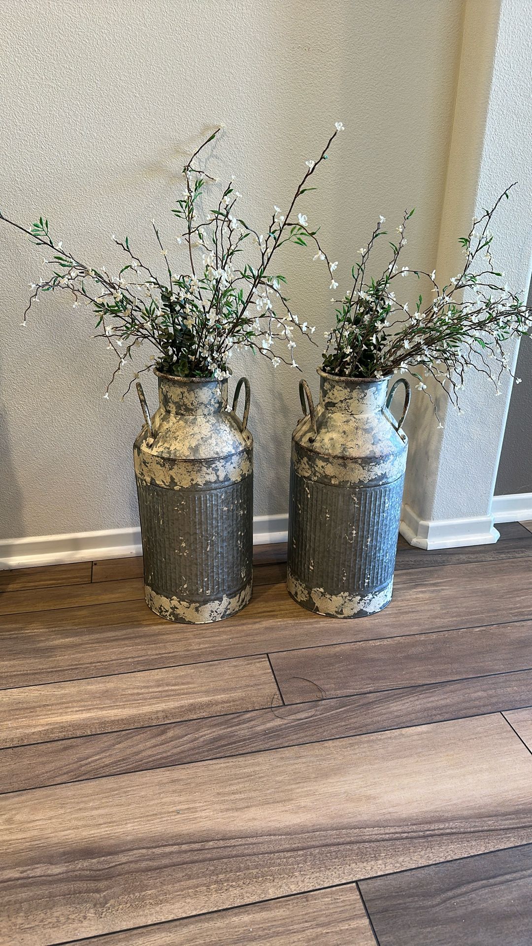 Rustic Canister/Vase Set