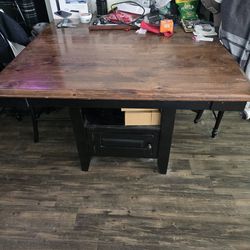 BAR TOP DINING ROOM TABLE 