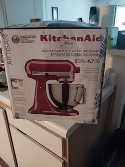 Artisan Kitchen aid stand-up mixer