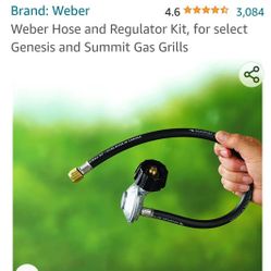 Weber Hose And Regulator Kit For Genesis Summit Grill