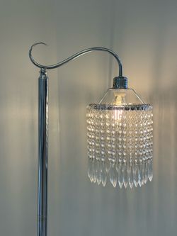 Crystal FLOOR LAMP.  5.5 tall
