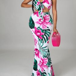 2 Pc floral Set 