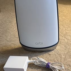 NETGEAR Orbi Whole Home Mesh WiFi 6 Satellite (RBS850) - Adds up to 2,500 sq. ft. Coverage, AX6000 (Up to 6Gbps)