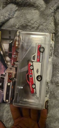 Brand-new Hot Wheels Premium Machines Yenko Hauler collectible set, still sealed in the original packaging.