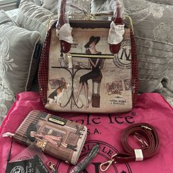 Nicole Lee Purse W/ Wallet And Shoulder Strap 12x12x5 (OPEN TO TRADES)