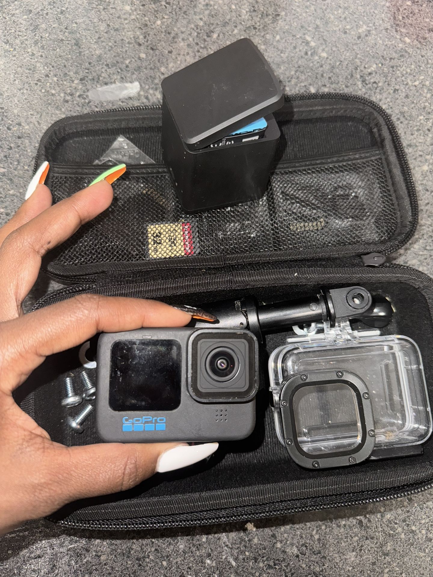 GoPro 10 With Case & Extra Batteries