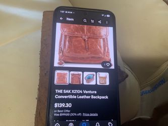The sak venture convertible leather backpack