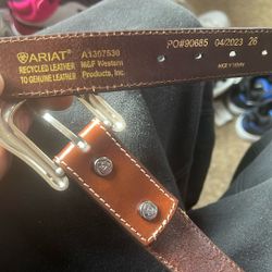 Ladies Ariat Belt