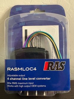 RAS RASMLOC4 4-Channel Line Level Converter