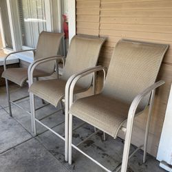 Patio Bar  Chairs 
