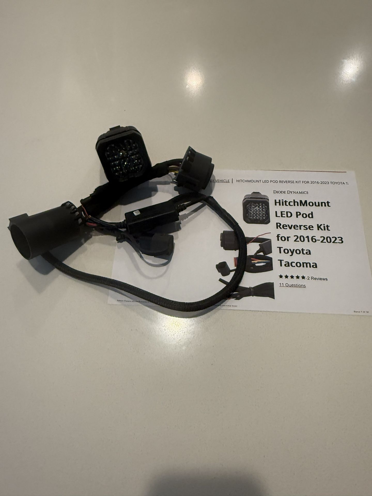 Diode Dynamics Hitch mount Led POD For Toyota Tacoma 2016-2023