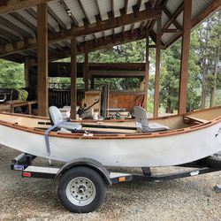 14’ Eastside Driftboat (restored) & 15’ Adam Trailer (Like New)