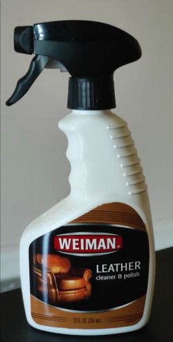 NEW Weiman Leather Cleaner & Polish Spray 12 oz