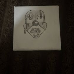  Crying Payaso XXS Canvass Drawing (Self Made)