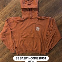 Eric Emanuel EE Basic Rust Hoodie New Size L