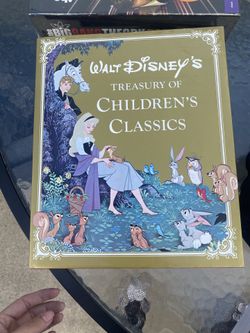 hardcover book titled Walt Disney's Treasury of Children's Classics.