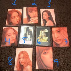 Official Black Pink Photo Cards