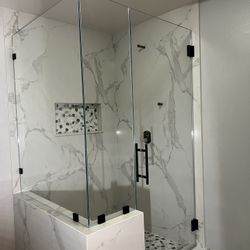I install all types of glass showers